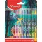 Filctoll készlet, 2,8 mm, kimosható, MAPED „Dragon sárkány”, 12 különböző szín