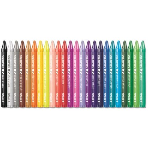 Zsírkréta, MAPED "Color'Peps Wax", 24 különböző szín