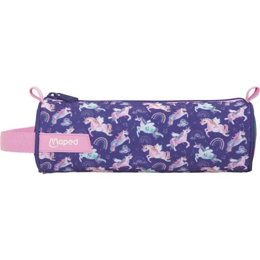 Tolltartó, henger alakú, cipzáras, MAPED, unikornis