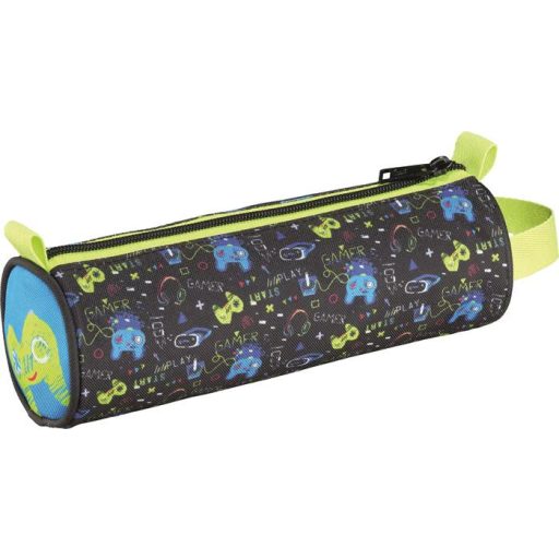 Tolltartó, henger alakú, cipzáras, MAPED, gaming