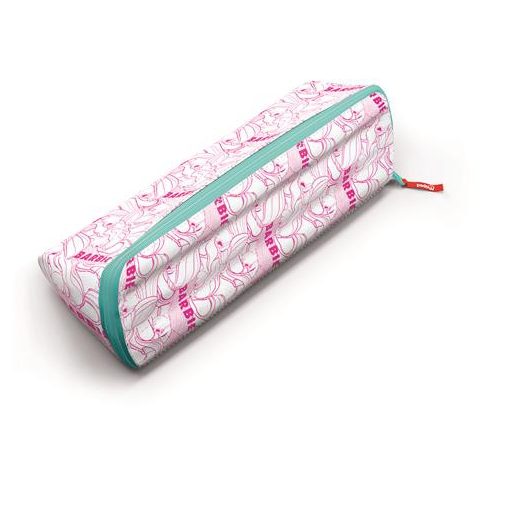 Tolltartó, háromszög alakú, kifordítható, cipzáras, MAPED "Barbie Open XXL"