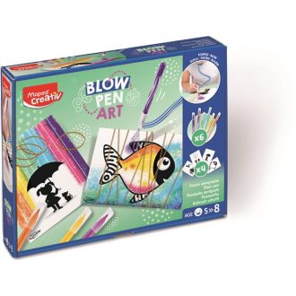   Fújós filctoll készlet, pop, MAPED CREATIV "Blow pen Art"