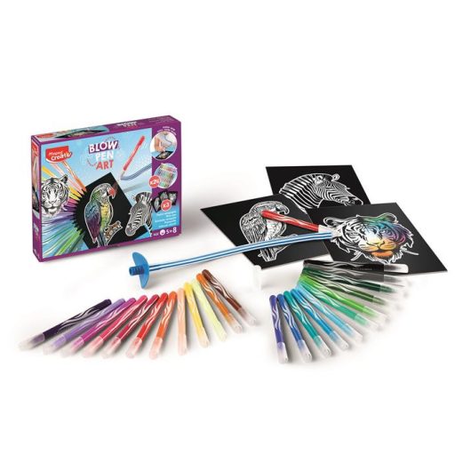 Fújós filctoll készlet, MAPED CREATIV "Blow pen Basic"