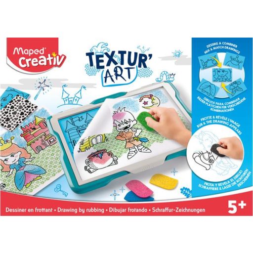 Rajztábla, kastélyok, MAPED CREATIV „Textur' Art”