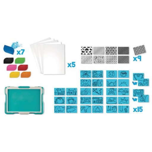 Rajztábla, kastélyok, MAPED CREATIV „Textur' Art”