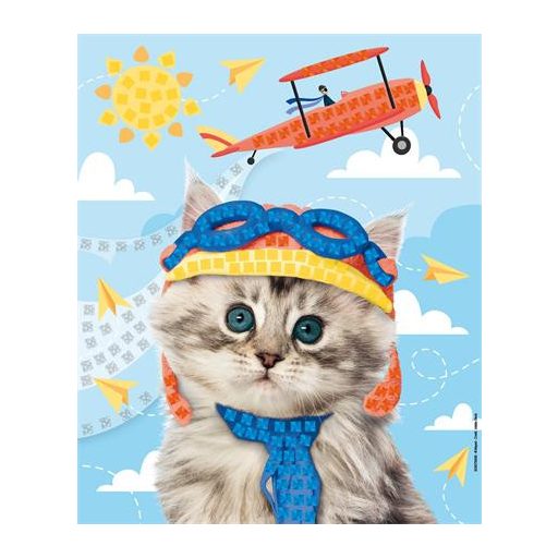 Mozaikos képkészítő készlet, MAPED CREATIV, "Cute Animals", aranyos állatok