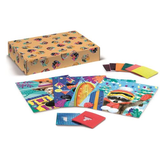 Mozaikos képkészítő készlet, MAPED CREATIV, "Adventure Animals", kalandos állatok