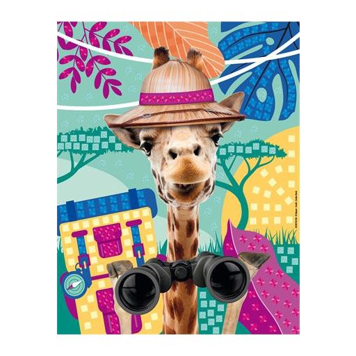 Mozaikos képkészítő készlet, MAPED CREATIV, "Adventure Animals", kalandos állatok