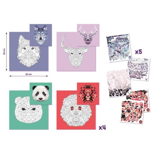 Kreatív matricás készlet, állatok, MAPED CREATIV "Sticker' Art"