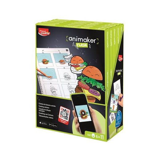 Animációkészítő készlet applikációval, Pop, MAPED CREATIV "Animaker Flash"