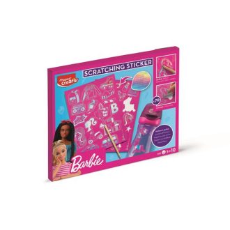   Képkarcoló matricás készlet, MAPED CREATIV "Barbie Scratching"