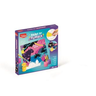   Számfestő készlet, leopárd és madár, MAPED CREATIV "Paint by number"