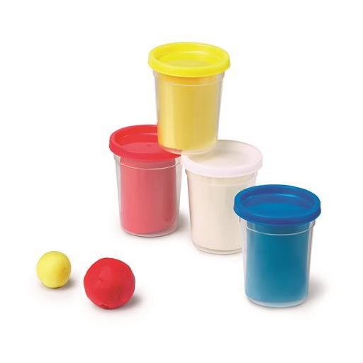 Gyurma készlet, 4x114 g, MAPED CREATIV "Pat Dough Classic", vegyes színek