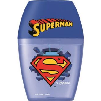   Hegyező, egylyukú, tartályos, MAPED "Superman Shaker"