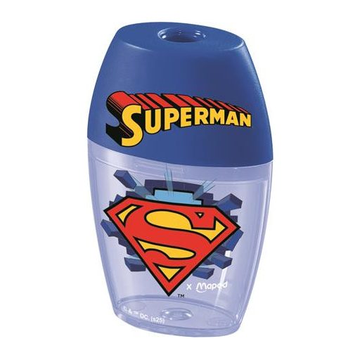 Hegyező, egylyukú, tartályos, MAPED "Superman Shaker"