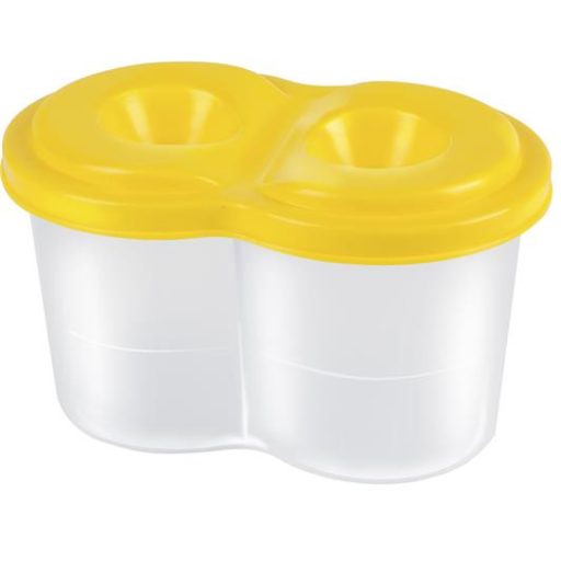 Ecsettál, fedéllel, PANTAPLAST "Duo"