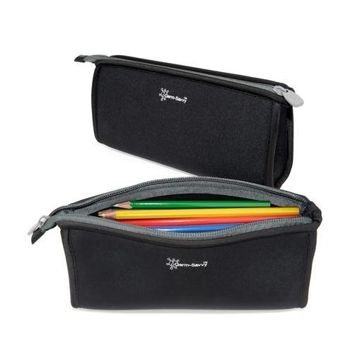 Tolltartó, cipzáras, antibakteriális, RAPESCO, fekete