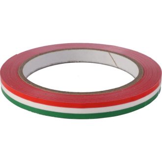 Tasakzáró szalag, 9 mmx66 m, öntapadó, nemzeti