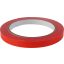 Tasakzáró szalag, 9 mmx66 m, öntapadó, piros