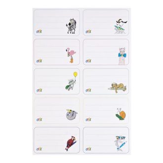 Füzetcímke, 40 db, COOL BY VICTORIA