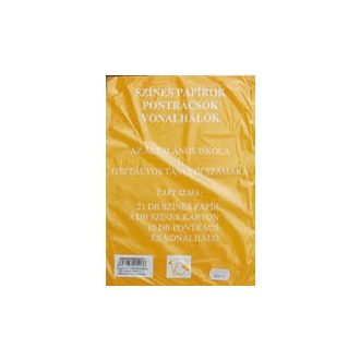 Színes papírok, pontrácsok 1.o.