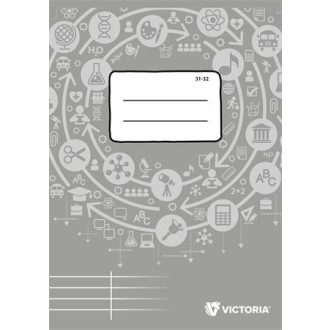   Füzet, tűzött, A5, szótár, 32 lap, VICTORIA PAPER Circle "31-32"