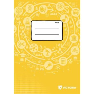   Füzet, tűzött, A4, francia kockás, 32 lap, VICTORIA PAPER Circle "88-32"