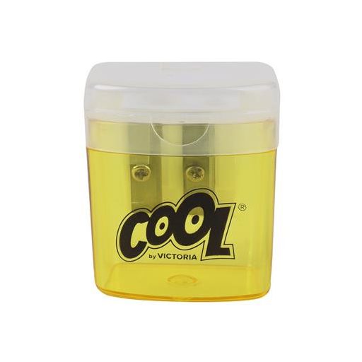 Hegyező, kétlyukú, tartályos, COOL BY VICTORIA, vegyes színek