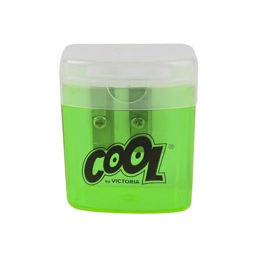 Hegyező, kétlyukú, tartályos, COOL BY VICTORIA, vegyes színek