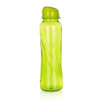 Kulacs, 610 ml, műanyag, világos zöld, "Slim"