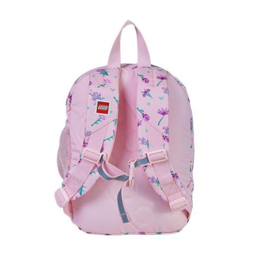 Hátizsák, ovis, LEGO "Flowers", rózsaszín-mintás