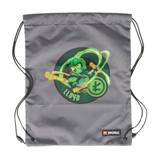 Tornazsák, LEGO "Ninjago Elemental Master of Energy", szürke-mintás