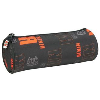   Tolltartó, henger alakú, cipzáras, LEGO "Ninjago Dragon Energy", fekete-mintás