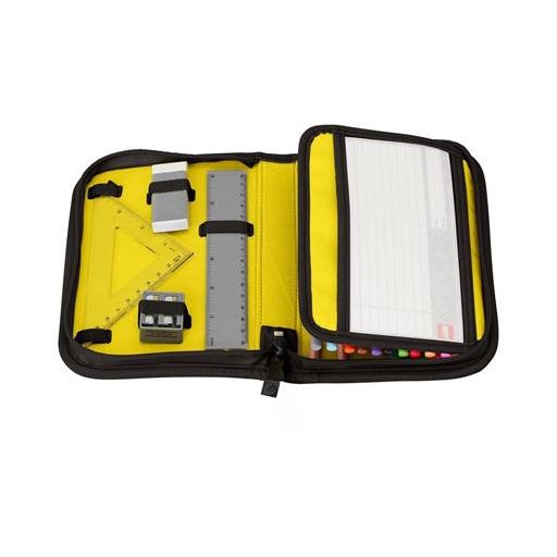 Tolltartó, klapnis, cipzáras, töltött, LEGO "Ninjago Dragon Energy", fekete-mintás