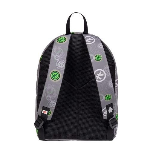 Hátizsák, LEGO "Ninjago Elemental Master of Energy", szürke-mintás