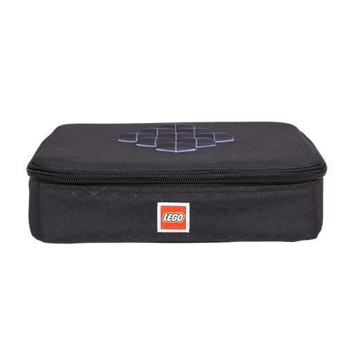 Uzsonnás táska, LEGO "Bricks", fekete-mintás