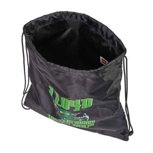 Tornazsák, LEGO "Ninjago Lloyd", fekete-mintás