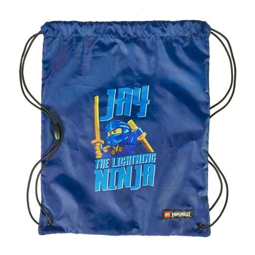 Tornazsák, LEGO "Ninjago Jay", kék-mintás
