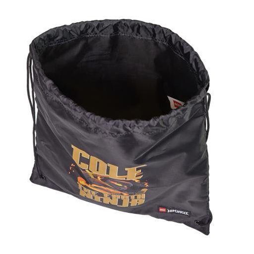 Tornazsák, LEGO "Ninjago Cole", fekete-mintás