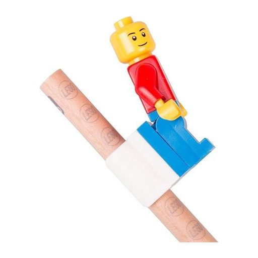 Grafitceruza szett, HB, hegyezővel, radírral, mini figurával, LEGO