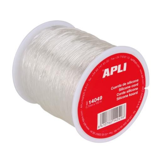 Damil, szilikon, APLI "Creative", 0,7 mm x 100 m