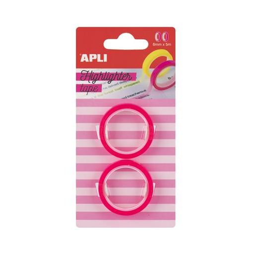 Szövegkiemelő szalag display, 32 db, APLI, különböző színekben