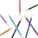Színes töltőceruza készlet, APLI "Color Click", 12 különböző szín Színes töltőceruza készlet, APLI "Color Click", 12 különböző szín