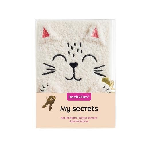 Cicás szőrmés napló lakattal, APLI Back2Fun