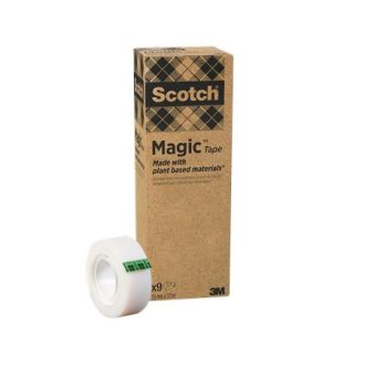   Ragasztószalag, 19 mm x 33 m, környezetbarát, 3M "Scotch® Magic™", áttetsző
