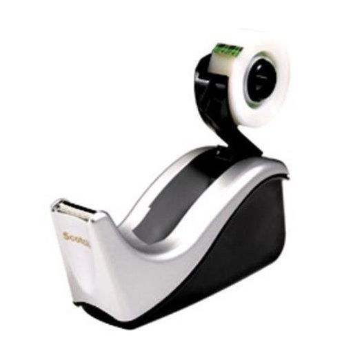 Ragasztószalag-adagoló, asztali, 3M SCOTCH "C60", ezüst