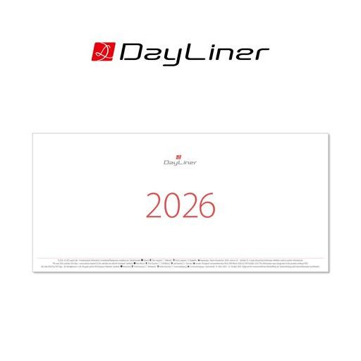 Naptár, asztali, fekvő, DAYLINER, "Oktáv"