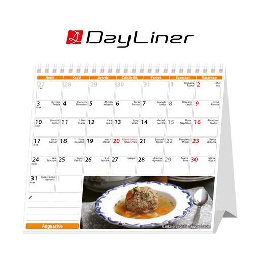 Naptár, asztali, álló, DAYLINER "Konyha Show - Mindmegette"