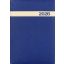 Naptár, tervező, A5, napi, DAYLINER, "The Boss", kék
