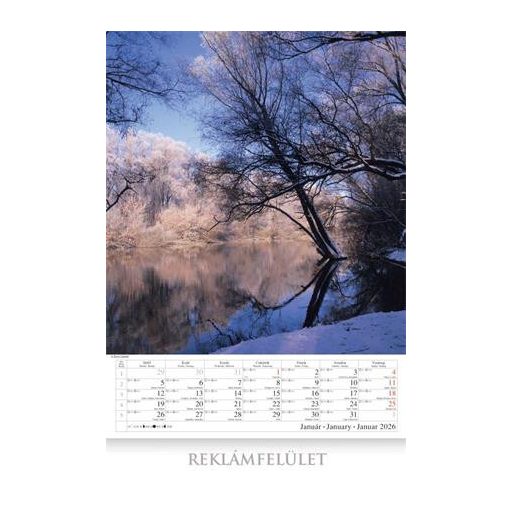 Naptár, fali, CSG "Magyarország"